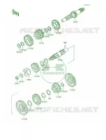 Transmission pour Kawasaki Vulcan 750