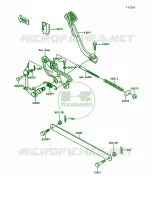 Brake PedalTorque Link pour Kawasaki Vulcan 750