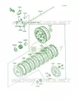 Clutch pour Kawasaki Vulcan 750