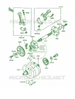 Crankshaft pour Kawasaki Vulcan 750