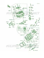 Cylinder Head pour Kawasaki Vulcan 750