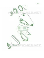 DecalsBlueSilver pour Kawasaki Vulcan 750
