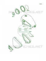 DecalsRedGray pour Kawasaki Vulcan 750