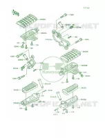 Footrests pour Kawasaki Vulcan 750