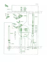 Front Fork pour Kawasaki Vulcan 750
