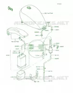 Fuel Evaporative System pour Kawasaki Vulcan 750