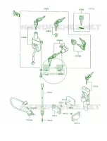 Ignition SwitchLocksReflectors pour Kawasaki Vulcan 750