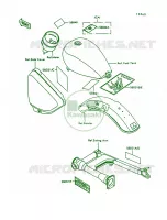 Labels pour Kawasaki Vulcan 750