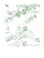 Swingarm pour Kawasaki Vulcan 750