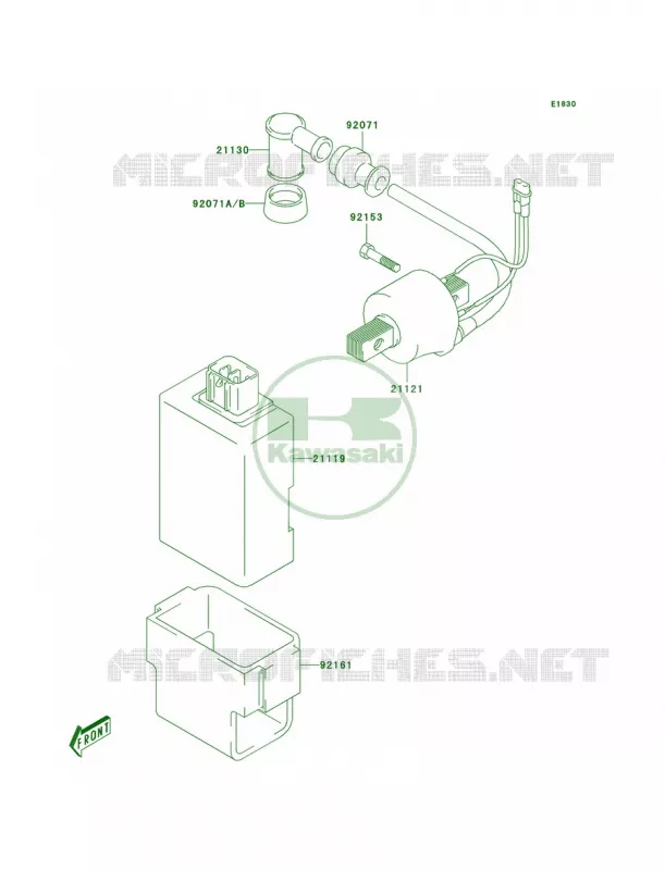 Ignition System Kawasaki MOTOS 125 2004 KLX125L  KLX125-B2