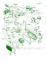 Air Cleaner pour Kawasaki Vulcan 750
