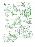 Battery Case pour Kawasaki Vulcan 750