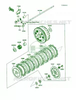Clutch pour Kawasaki Vulcan 750