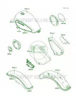 Decals pour Kawasaki Vulcan 750