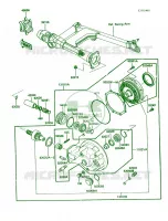 Drive ShaftFinal Gear pour Kawasaki Vulcan 750