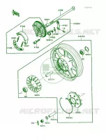 Rear WheelChain pour Kawasaki Vulcan 750