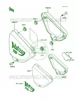 Side Covers pour Kawasaki Vulcan 750