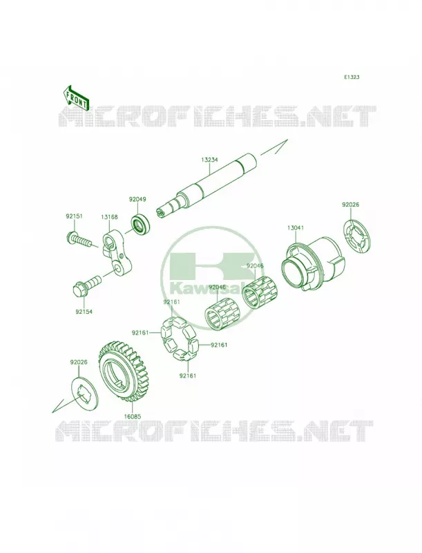 Balancer Kawasaki MOTOS 1000 2015 Ninja ZX-10R ABS  ZX1000KFF