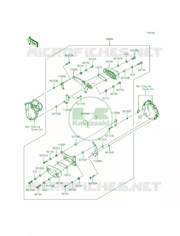 AccessoryEngine Guard Kawasaki MOTOS 636 2015 Ninja ZX-6R  ZX636FFFA