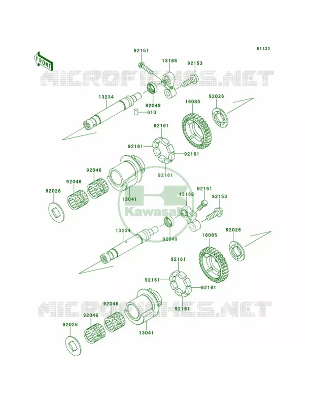 Balancer Kawasaki MOTOS 1400 2014 Ninja ZX-14R ABS  ZX1400FEFA