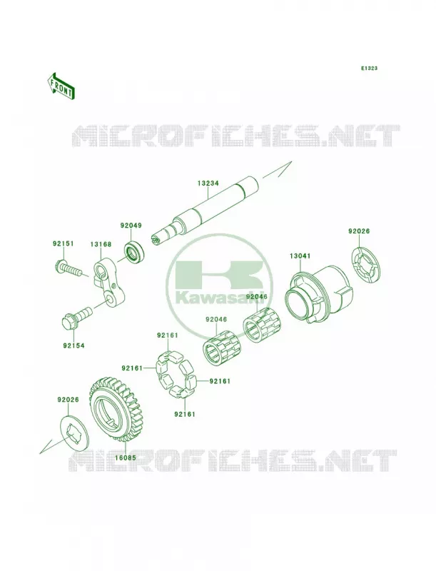 Balancer Kawasaki MOTOS 1000 2014 Ninja ZX-10R  ZX1000JEF