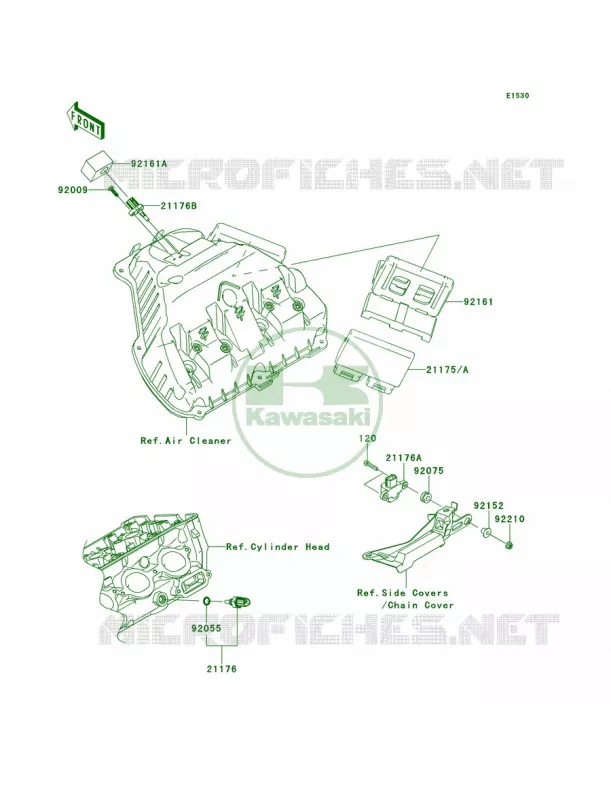 Fuel Injection Kawasaki MOTOS 1000 2014 Ninja ZX-10R  ZX1000JEF