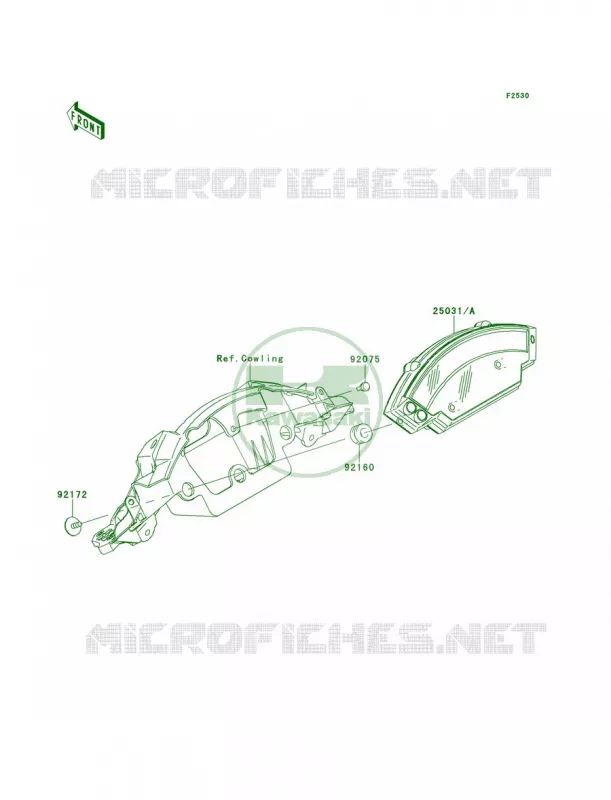 Meters Kawasaki MOTOS 1000 2014 Ninja ZX-10R ABS  ZX1000KEF