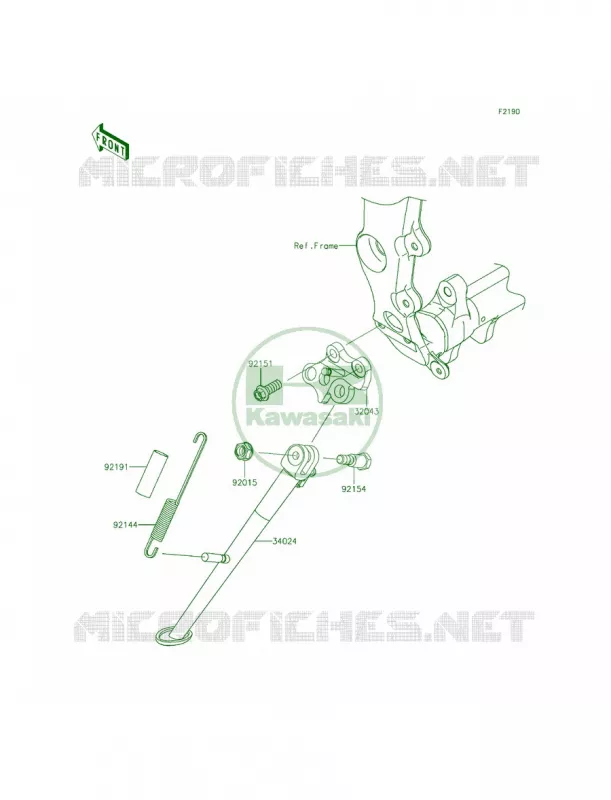 Stands Kawasaki MOTOS 636 2014 Ninja ZX-6R ABS  ZX636FEF