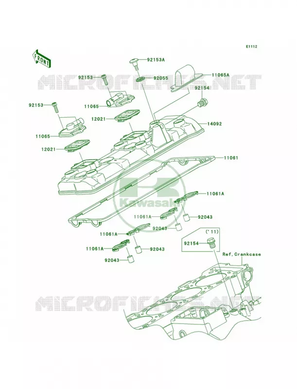 Cylinder Head Cover Kawasaki MOTOS 1000 2013 Ninja ZX-10R ABS  ZX1000KDF