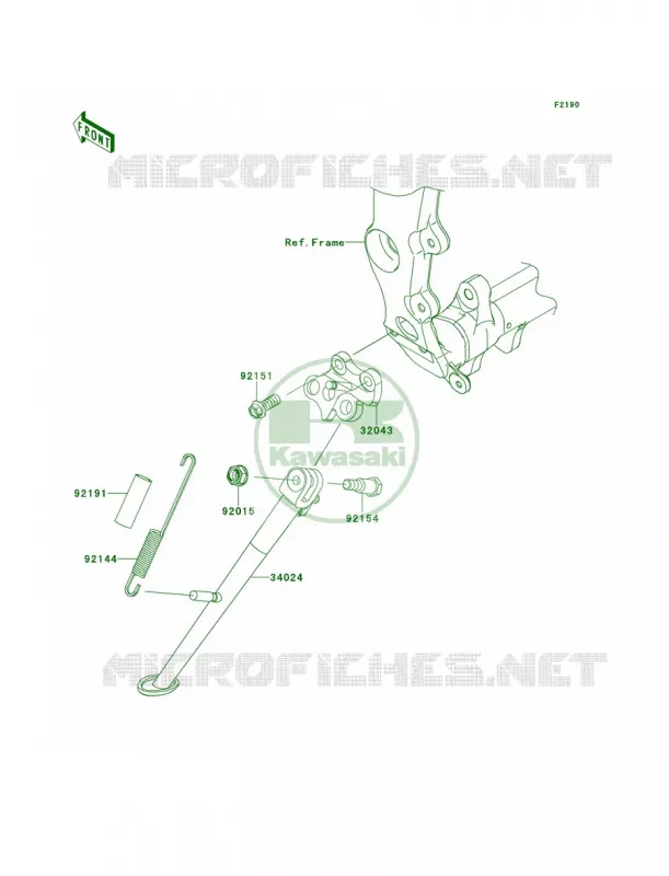 Stands Kawasaki MOTOS 636 2013 Ninja ZX-6R   ZX636EDF