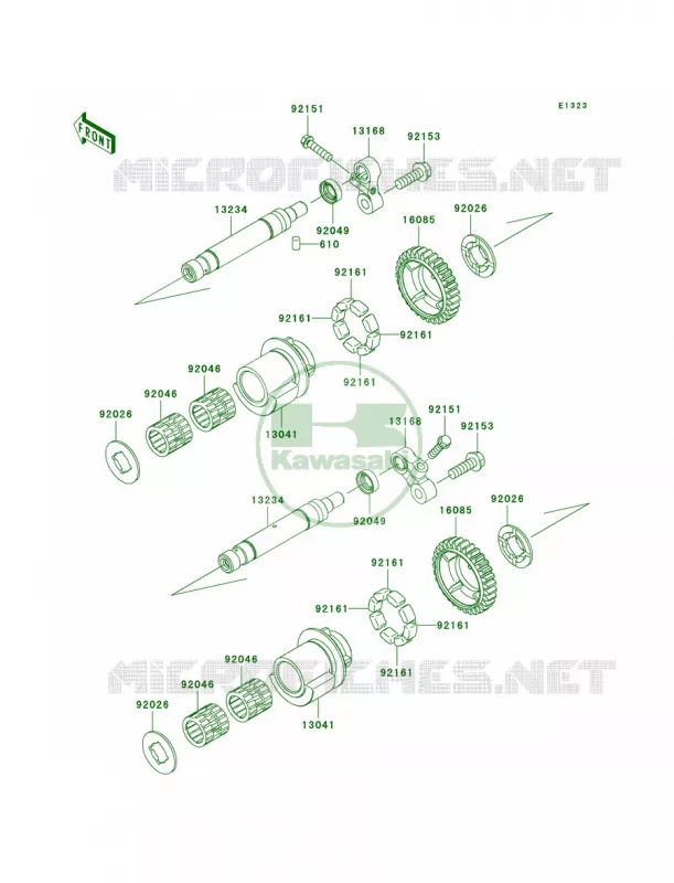 Balancer Kawasaki MOTOS 1400 2011 Ninja ZX-14  ZX1400CBF