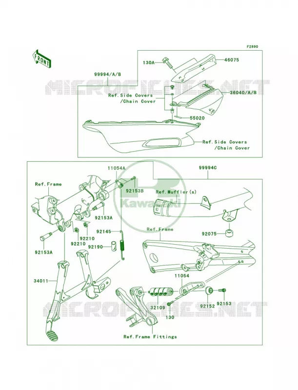 Optional Parts Kawasaki MOTOS 1400 2011 Ninja ZX-14  ZX1400CBF