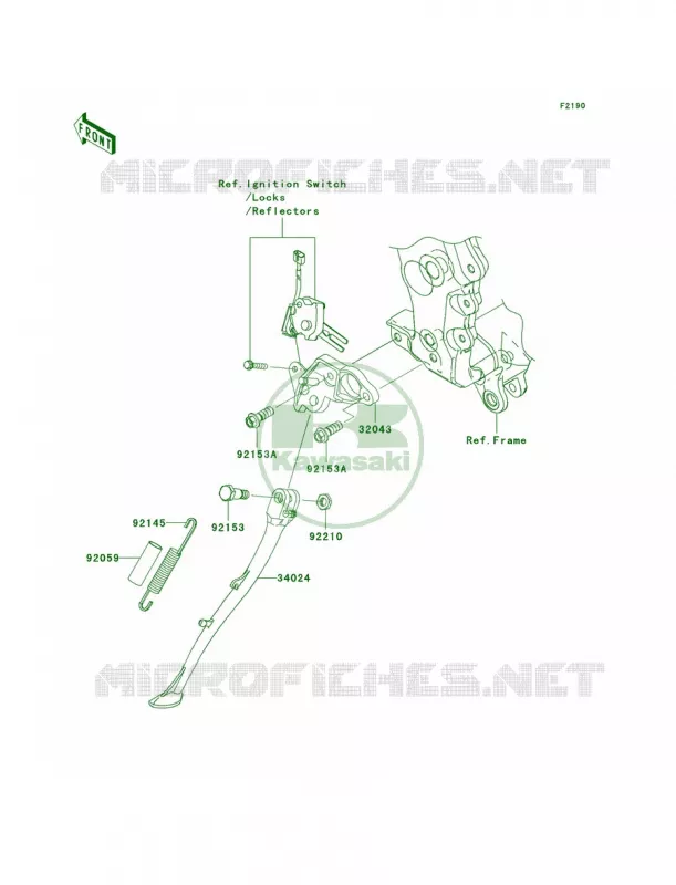 Stands Kawasaki MOTOS 1400 2009 Ninja ZX-14  ZX1400C9F
