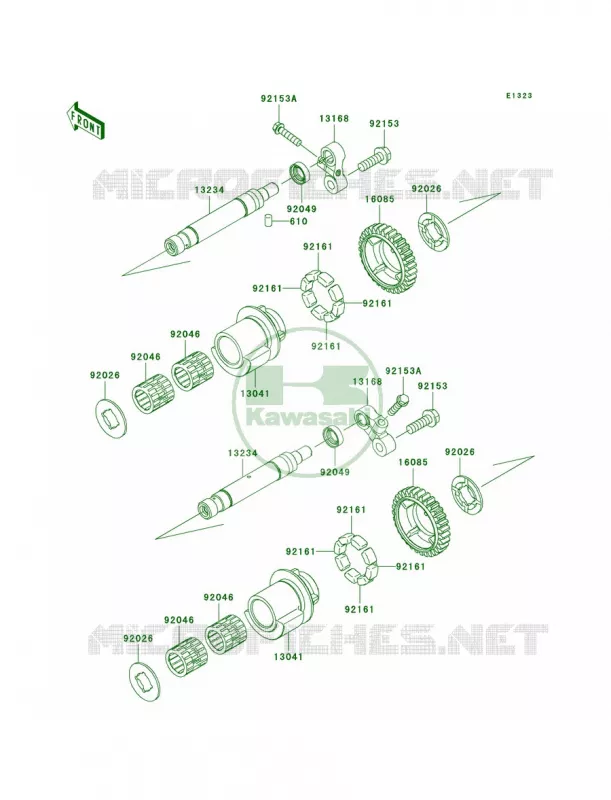 Balancer Kawasaki MOTOS 1400 2006 Ninja ZX-14  ZX1400A6F