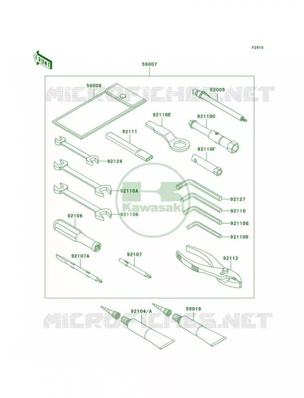 Owner's Tools Kawasaki MOTOS 1400 2006 Ninja ZX-14  ZX1400A6F