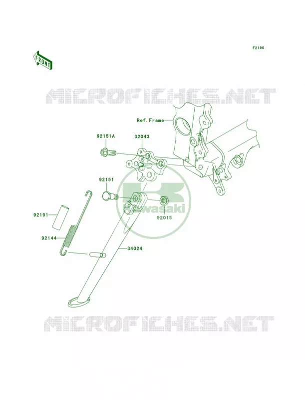 Stands Kawasaki MOTOS 636 2006 Ninja ZX-6R  ZX636C6F