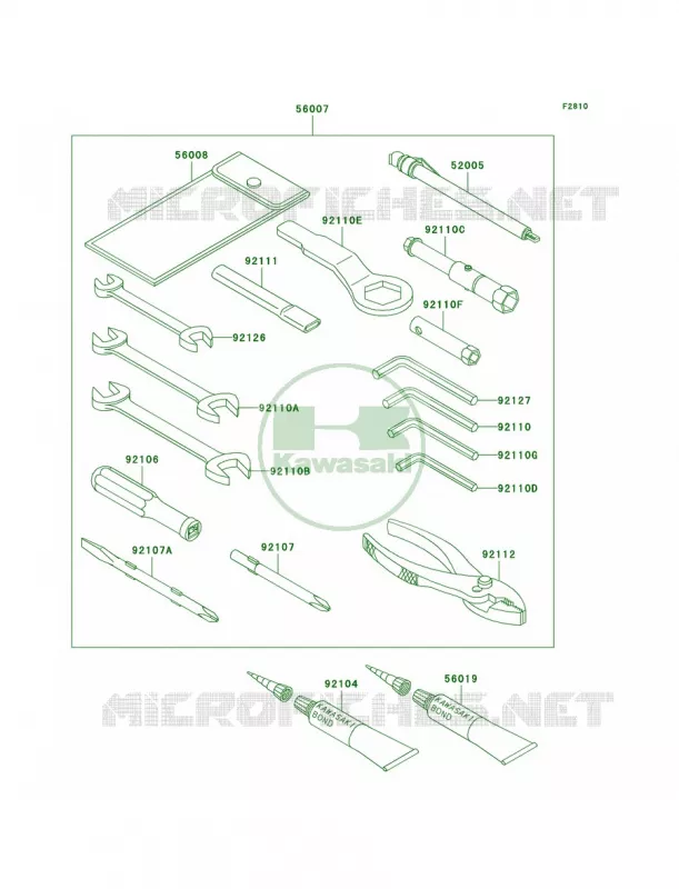 Owner's Tools Kawasaki MOTOS 1200 2004 Ninja ZX-12R  ZX1200-B3