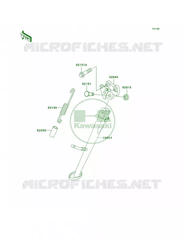 Stands Kawasaki MOTOS 1200 2003 Ninja ZX-12R  ZX1200-B2