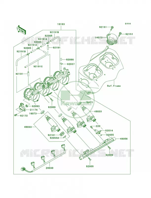 ThrottleB1B2 Kawasaki MOTOS 1200 2003 Ninja ZX-12R  ZX1200-B2