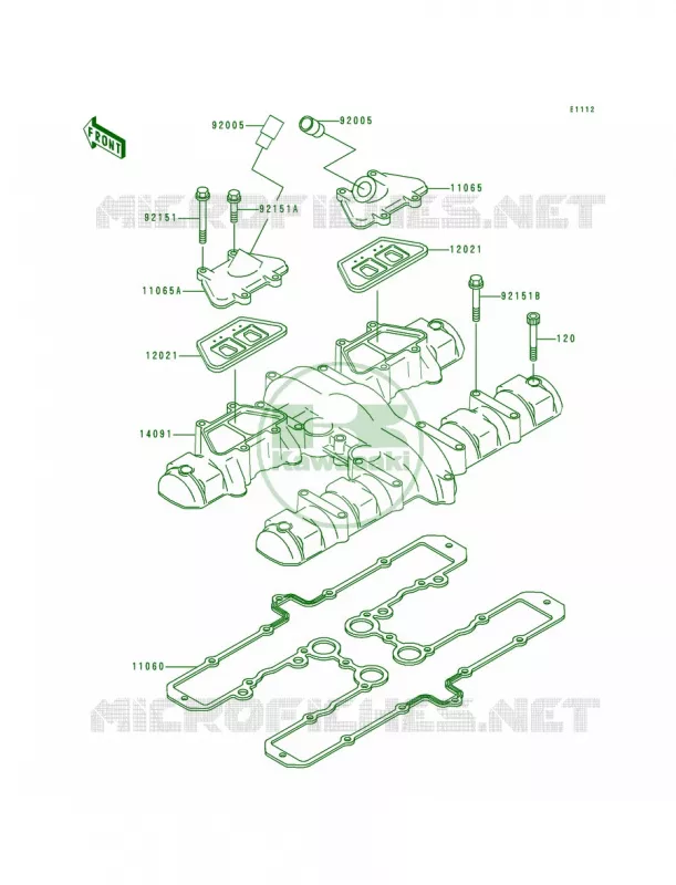 Cylinder Head Cover Kawasaki MOTOS 750 2000 ZR-7  ZR750-F2