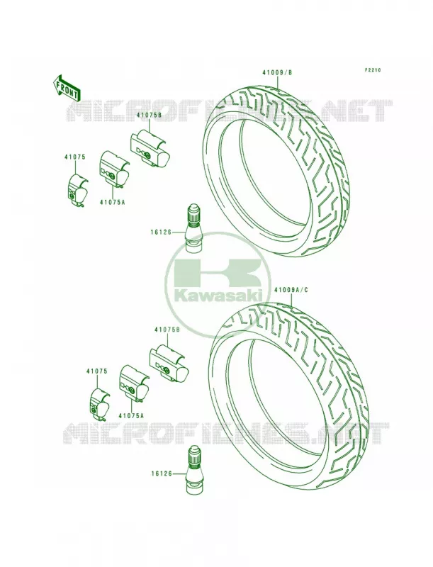 Tires Kawasaki MOTOS 750 2000 ZR-7  ZR750-F2