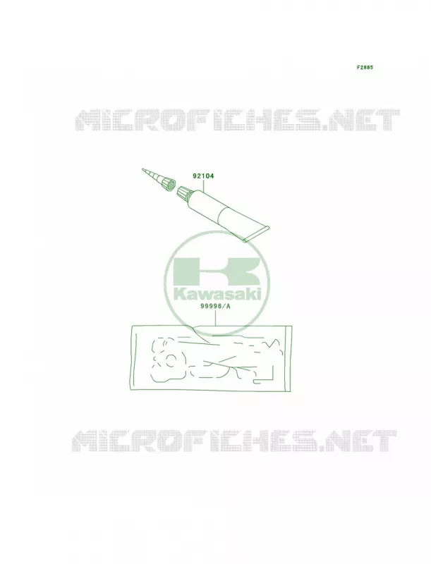 Gasket Kit Kawasaki MOTOS 400 2003 KLX400R  KLX400-B1