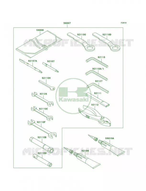 Owner's Tools Kawasaki MOTOS 900 1999 Ninja ZX-9R  ZX900-C2