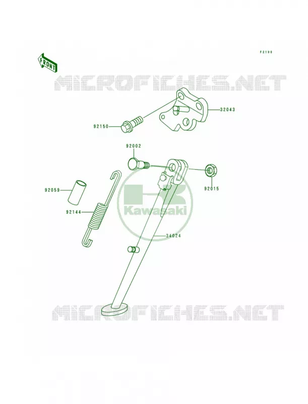 Stands Kawasaki MOTOS 600 1998 Ninja ZX-6R  ZX600-G1