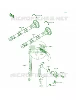 CamshaftsTensioner pour Kawasaki Ninja ZX-9R