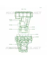 Crankcase Bolt Pattern pour Kawasaki Ninja ZX-9R