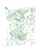 Crankcase pour Kawasaki Ninja ZX-9R