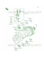 Crankshaft pour Kawasaki Ninja ZX-9R
