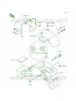 Fenders pour Kawasaki Ninja ZX-9R