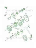 Generator Shaft pour Kawasaki Ninja ZX-9R